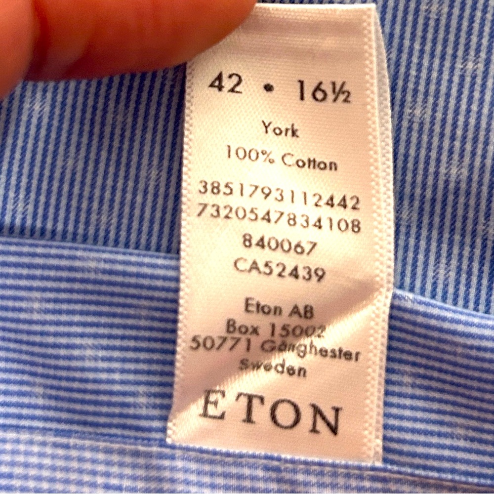 Eton Contemporary Unique Weave Pattern Casual But… - image 8